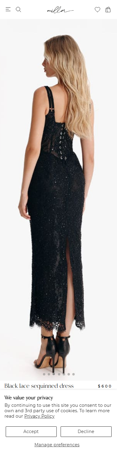 milla product mobile