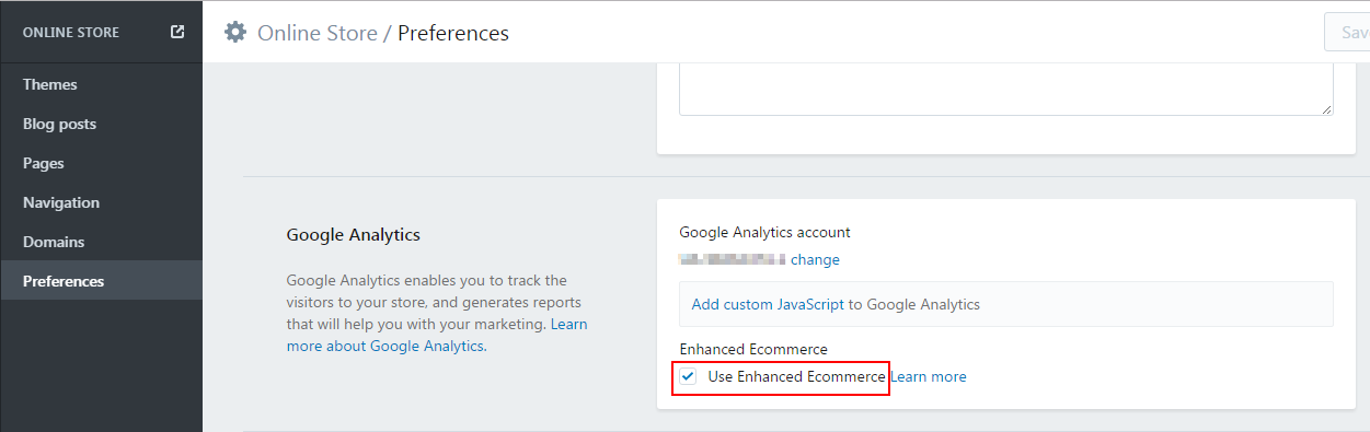 Настройка Google Analytics для магазина Shopify