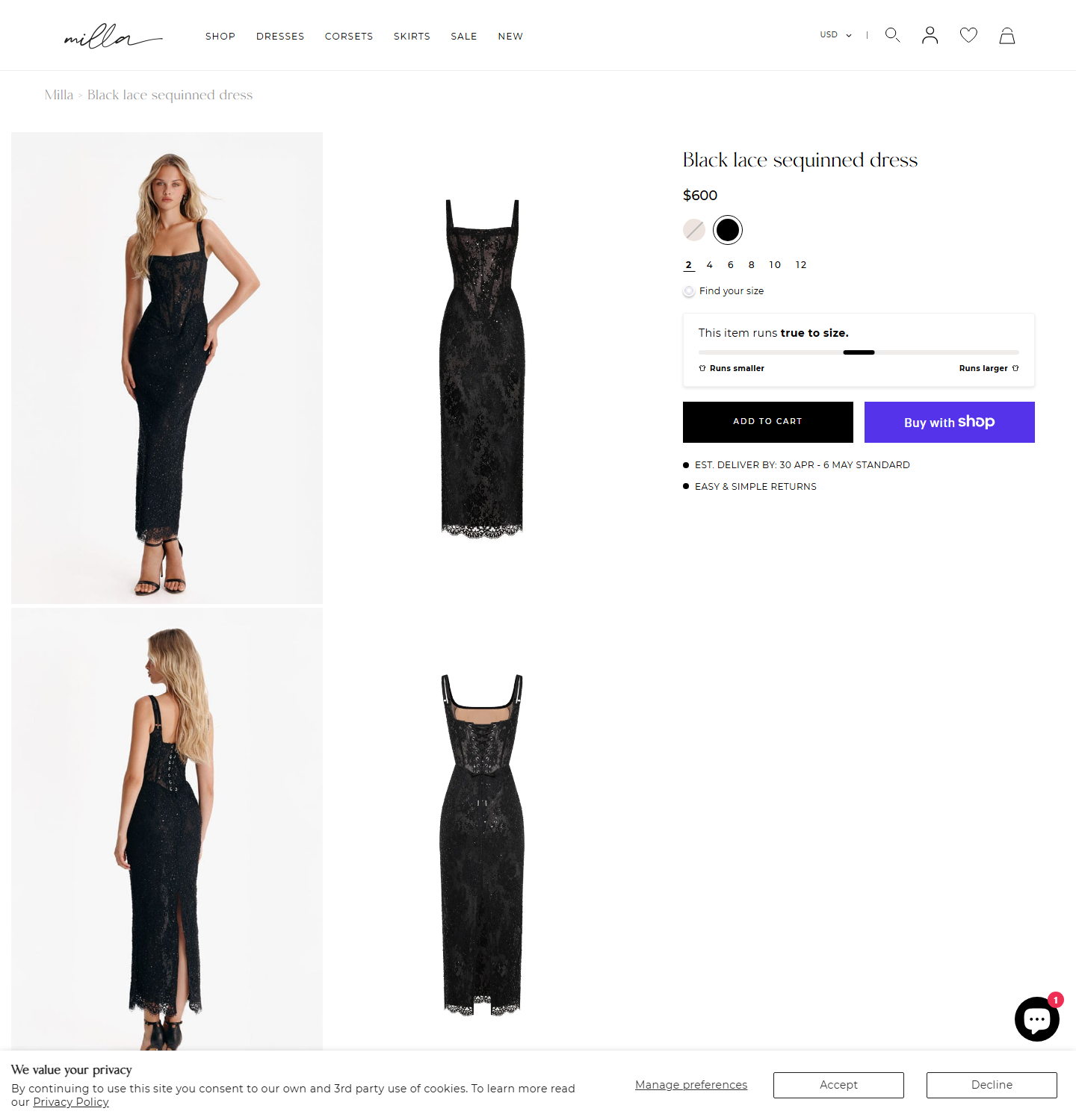 milla product desktop